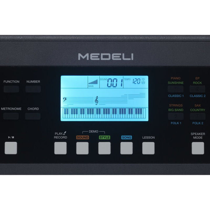 Medeli Medeli MK61 Nebula 61-Key Touch-Sensitive Keyboard (Black) - Electric Pianos