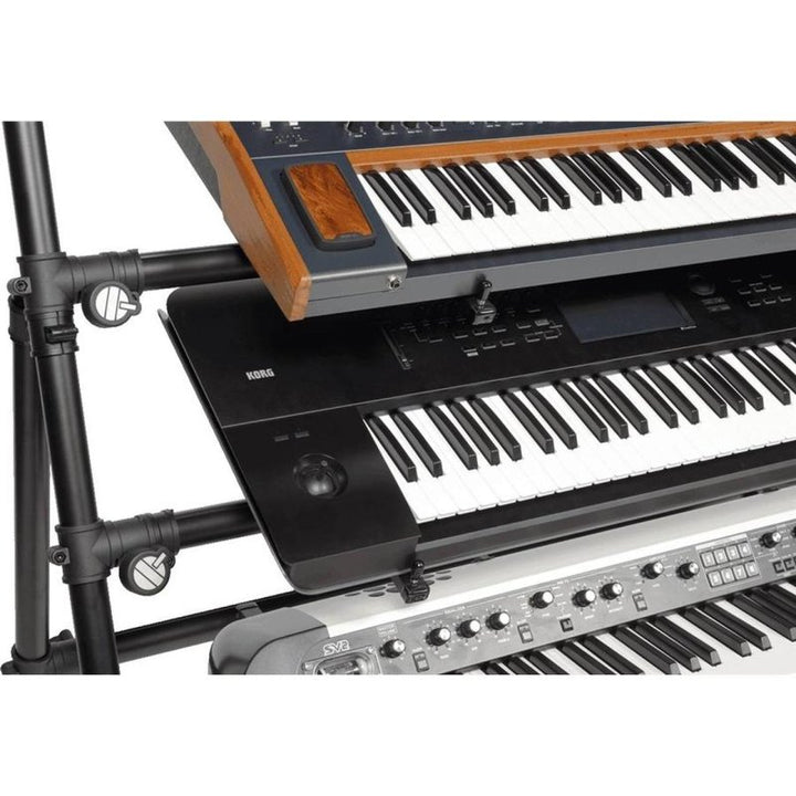 Quik Lok Quik Lok MKS4 4-Tier Aluminum Multi Keyboard Stand (Black)