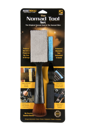 MusicNomad Nomad Tool Set 2-Piece All-in-One Cleaning Tools