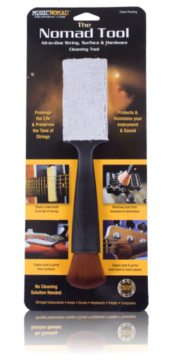 MusicNomad Nomad Tool All-in-One Cleaning Tool for String/Surface/Hardware