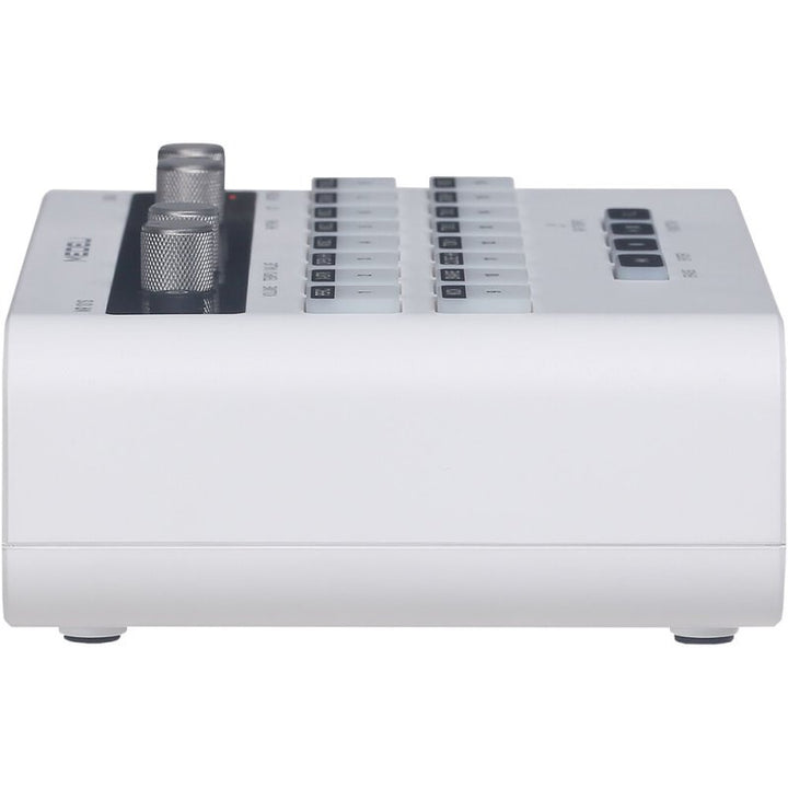 Medeli Portable 16-Pad Portable Rhythm Machine with USB MIDI and Audio, White