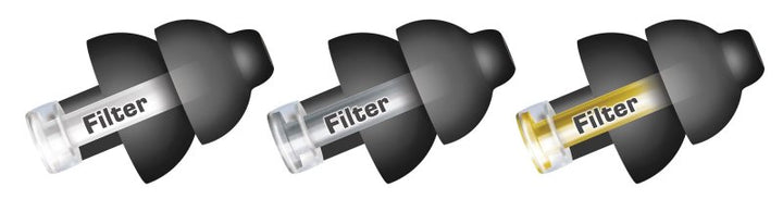Alpine Alpine MusicSafe Pro Earplugs for Musicians with 3 Filter Sets (Black)