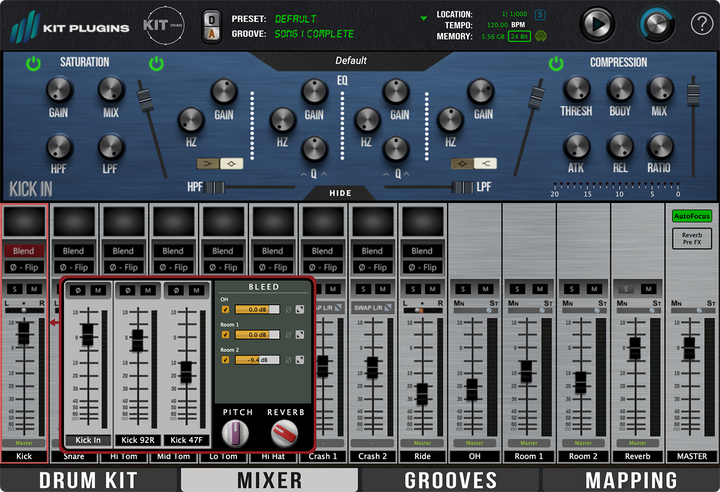 KIT PLUGINS Kit Plugins KIT Drums - Connor Denis