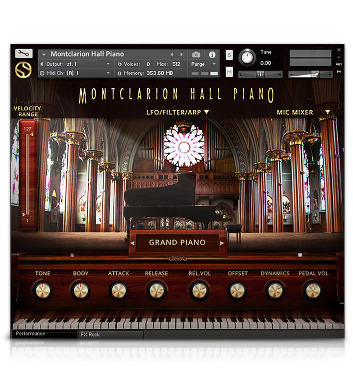 Montclarion Hall Grand Piano - 1