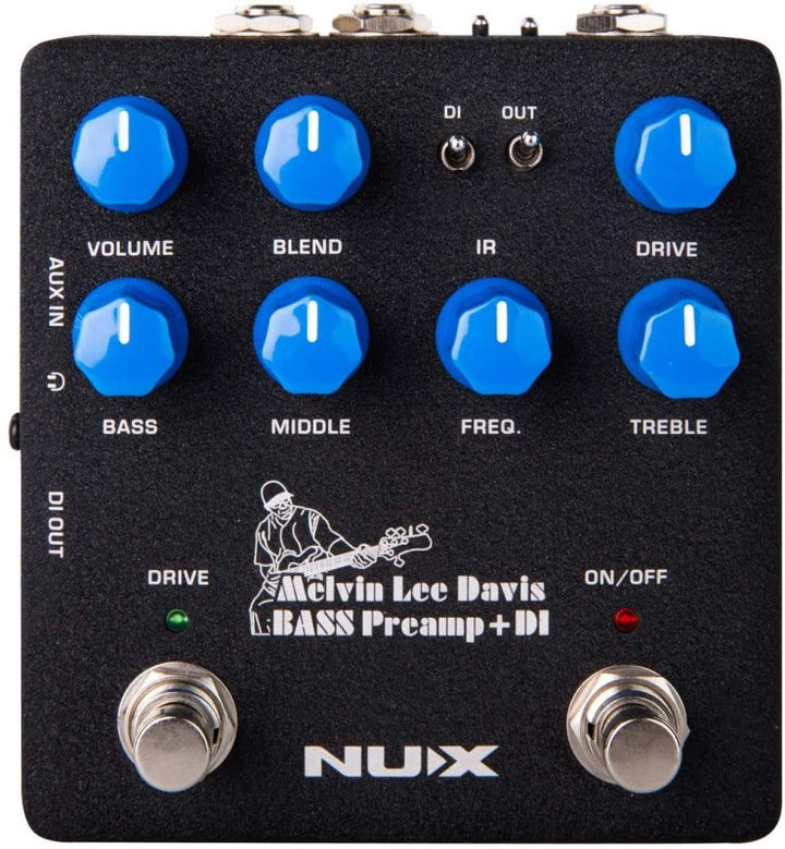 NUX MLD Bass Preamp + DI Pedal