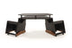 Argosy NOVA H10 Workstation with 2) 10ru racks, flybridge, powder coated finish, mahogany base, casters