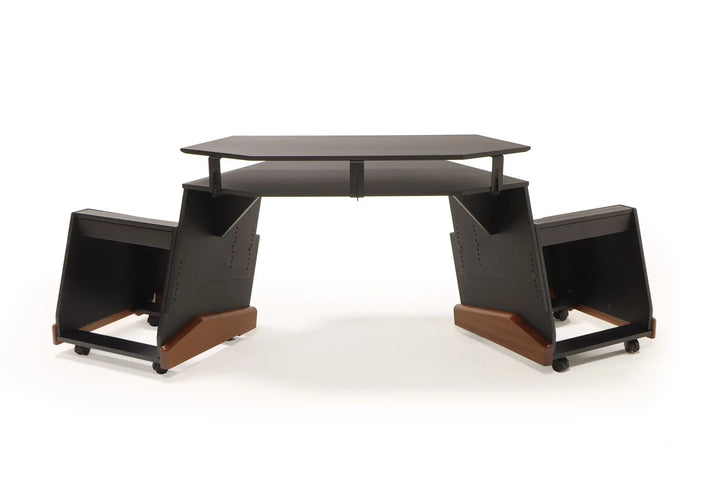 Argosy NOVA H10 Workstation with 2) 10ru racks, flybridge, powder coated finish, mahogany base, casters