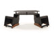 Argosy NOVA H10 Workstation with 2) 10ru racks, flybridge, powder coated finish, mahogany base, casters