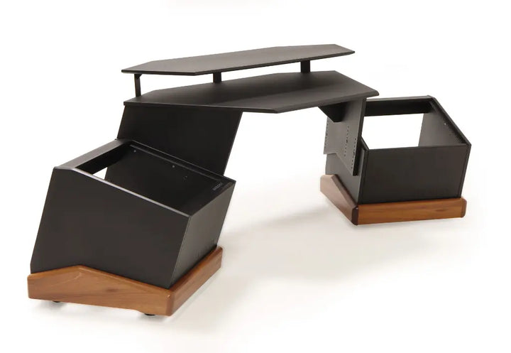 Argosy NOVA H10 Workstation with 2) 10ru racks, flybridge, powder coated finish, mahogany base, casters