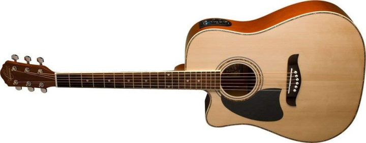 Oscar Schmidt OG2CE Dreadnought Cutaway Acoustic-Electric Guitar (Left-Handed, Natural)
