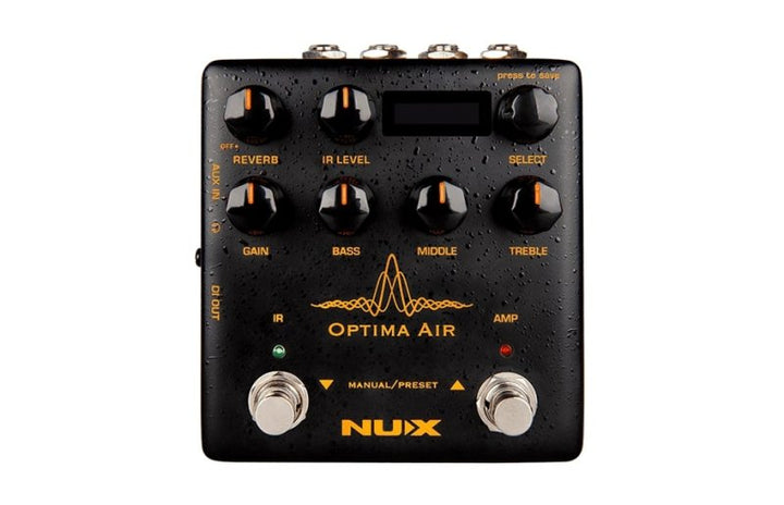NUX Optima Air Acoustic Guitar Simulator and IR Loader Pedal