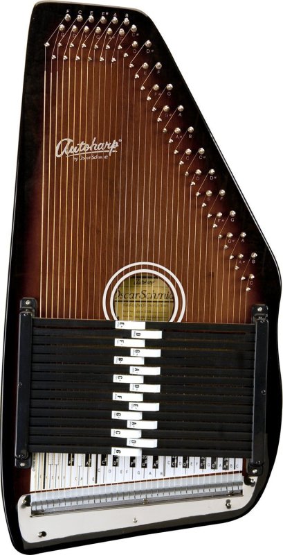 Oscar Schmidt OS15B Berkshire 15-Chord Autoharp (Tobacco Sunburst)