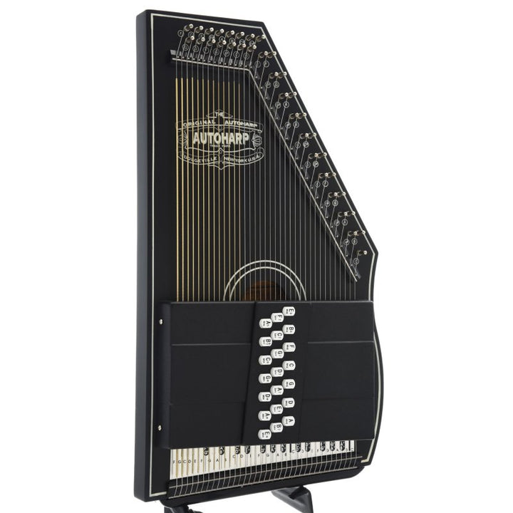 Oscar Schmidt OS73CE 1930s Reissue 21-Chord Acoustic-Electric Autoharp (Black)