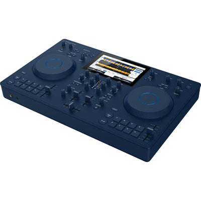 AlphaTheta AlphaTheta OMNIS DUO 2-ChannelBattery powered Portable All-In-One System (Blue) (Open Box, Brand New)