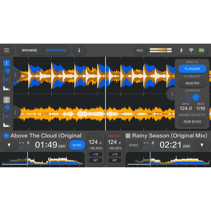 AlphaTheta AlphaTheta OMNIS DUO 2-ChannelBattery powered Portable All-In-One System (Blue)
