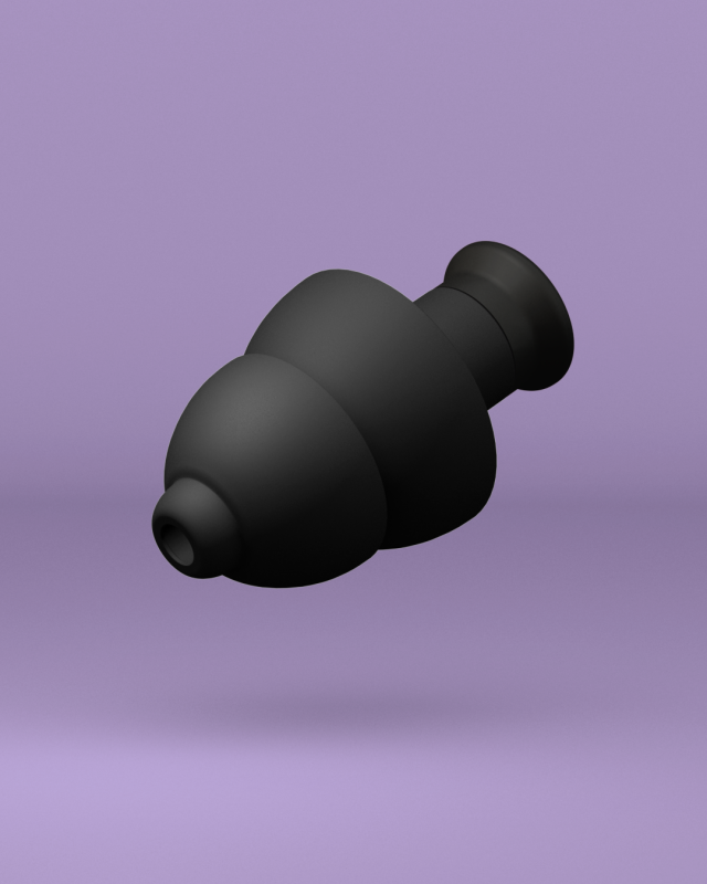 Alpine Alpine PartyPlug Earplugs for Concerts and Festivals (Black)