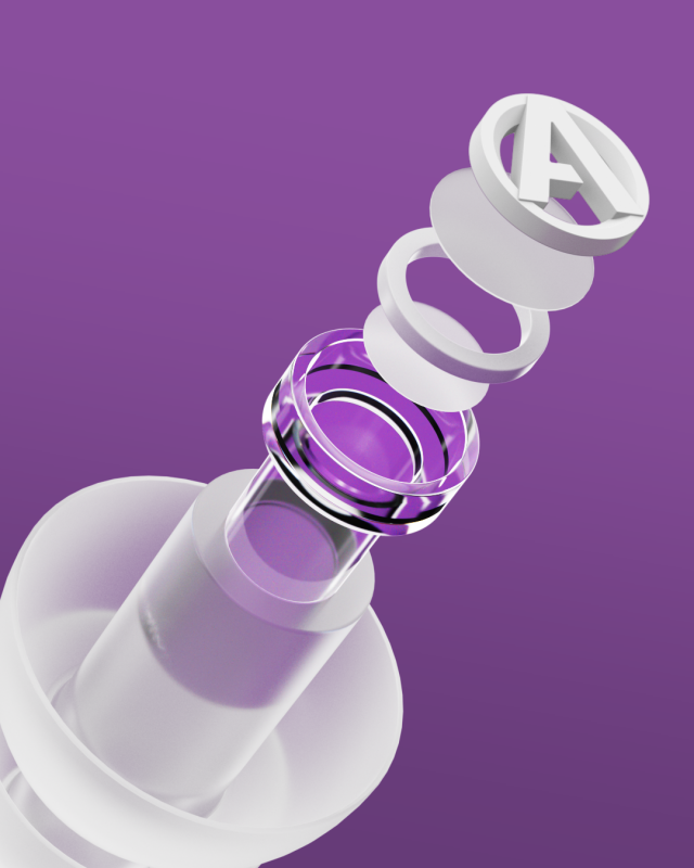 Alpine Alpine PartyPlug Pro Earplugs for Concerts and Festivals (Transparent)