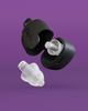 Alpine Alpine PartyPlug Pro Earplugs for Concerts and Festivals (Transparent)
