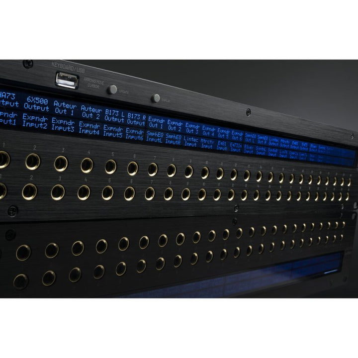 Black Lion Audio Black Lion Audio PBR-TRS3-LIT 48-Point TRS Patchbay with LCD Displays - Patch Cables
