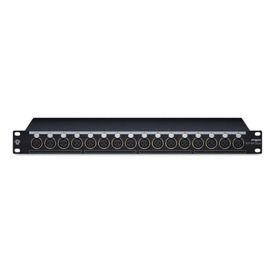 Black Lion Audio 16-Point Gold Plated XLR Female Patchbay with DSUB Outs