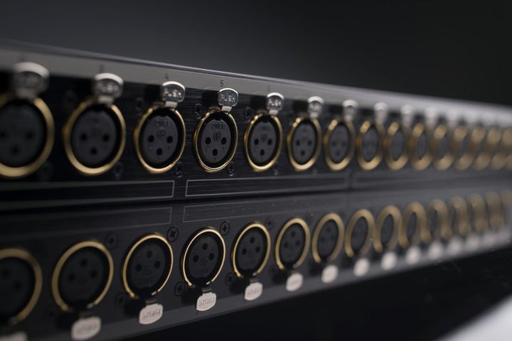 Black Lion Audio 16-Point Gold Plated XLR Female Patchbay with DSUB Outs