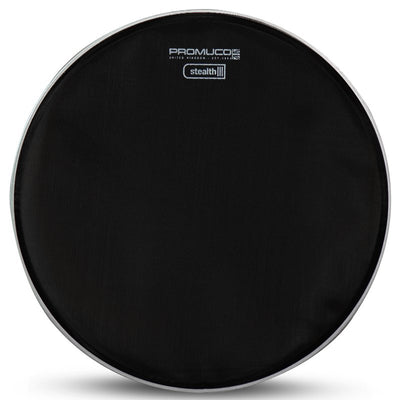Promuco Percussion Stealth Black Mesh Drumhead (22")