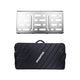 MONO Pedalboard Large with Pro Accessory Case 2.0 Bundle (Silver) - Pedal Boards