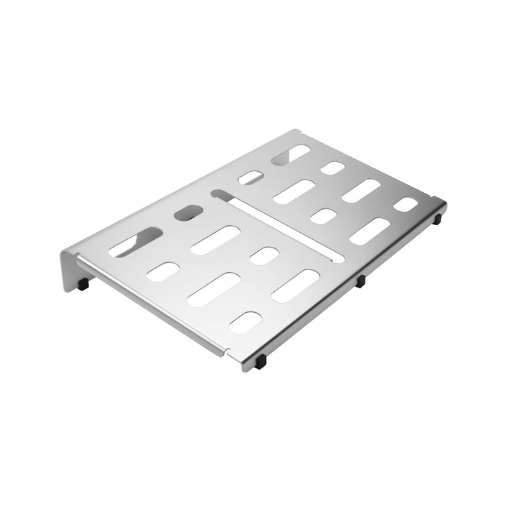 MONO Pedalboard Medium with Tour Accessory Case 2.0 Bundle (Silver) - Pedal Boards