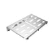 MONO Pedalboard Medium with Tour Accessory Case 2.0 Bundle (Silver) - Pedal Boards