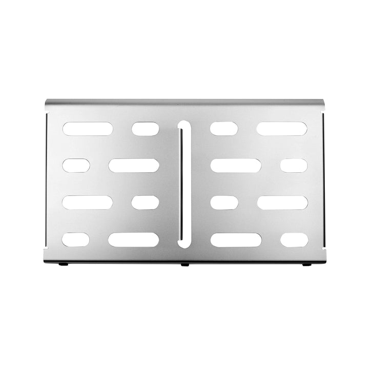 MONO Pedalboard Medium with Tour Accessory Case 2.0 Bundle (Silver) - Pedal Boards