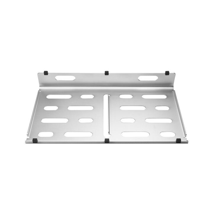MONO Pedalboard Medium with Tour Accessory Case 2.0 Bundle (Silver) - Pedal Boards
