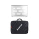MONO Pedalboard Small with Club Accessory Case 2.0 Bundle (Silver) - Pedal Boards