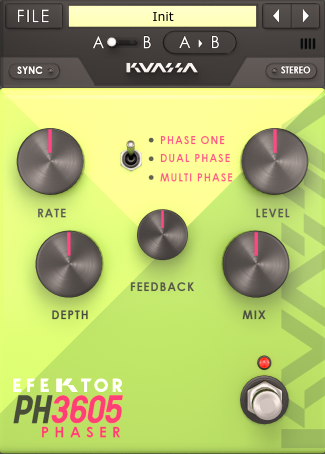 KUASSA Kuassa Efektor PH3605 Phaser