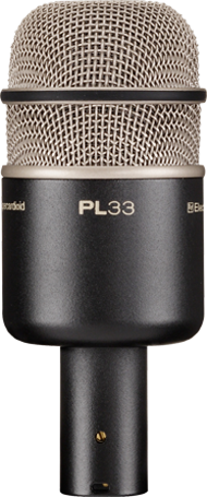 Electro-Voice Electro-Voice PL33 Supercardioid Dynamic Kick Drum Microphone - Black