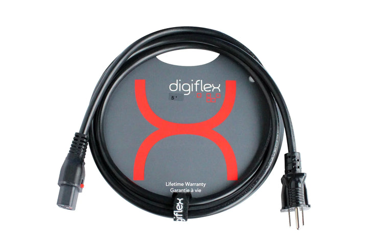 Digiflex PMUIL-1603-5 Molded 16/3 Uground to Locking IEC (5') - Professional Audio Cable