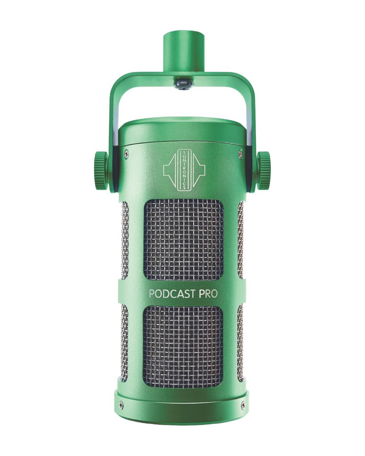 Sontronics Podcast Pro - Dynamic Podcast / Streaming / Broadcast / Gaming Microphone (Green) - Microphones