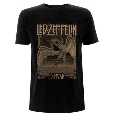 Promuco Percussion Led Zeppelin Faded Falling Black T-Shirt (XL)