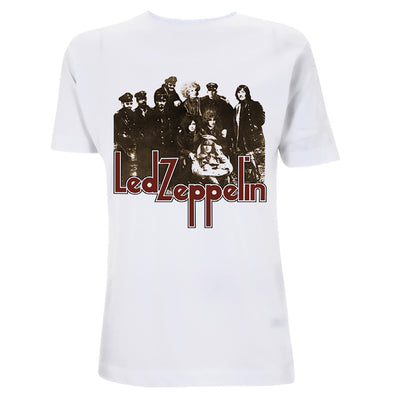 Promuco Percussion Led Zeppelin LZ II Photo White T-Shirt (XXL)