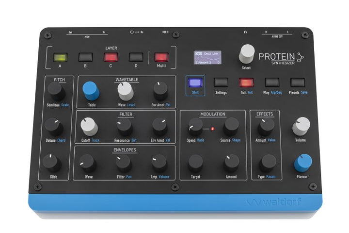 Waldorf Protein 8-Voice Wavetable Synthesizer