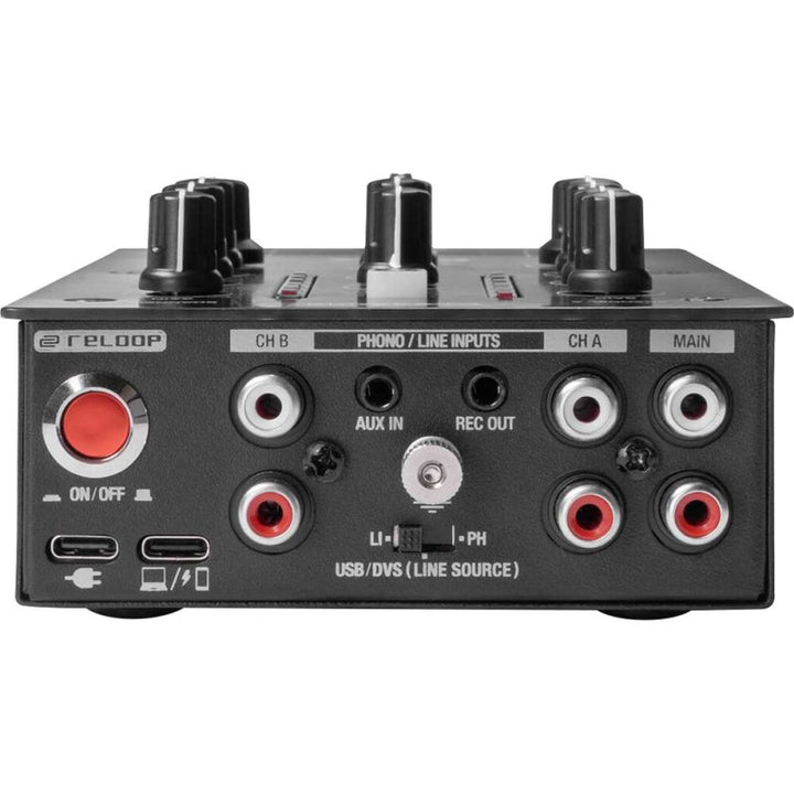 Reloop Portable 2+1 Channel DJ Mixer with DVS and Bluetooth Interface