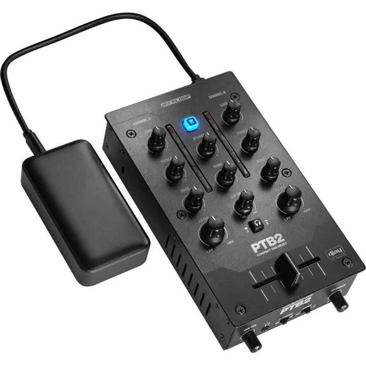 Reloop Portable 2+1 Channel DJ Mixer with DVS and Bluetooth Interface