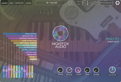 NIGHTFOX_AUDIO Nightfox Audio Pad City