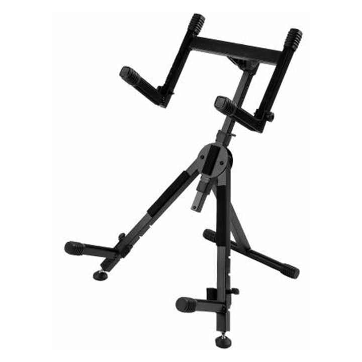 Quik Lok BS625 Fully Adjustable Amplifier Stand (Black) - Speaker Stands & Arms