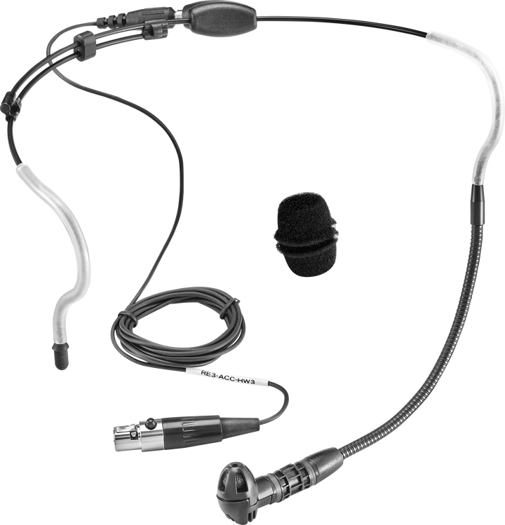 Electro-Voice Electro-Voice RE3-ACC-HW3 Supercardioid Condenser Headworn Microphone with TA4F