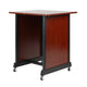 Gator Gator RI-STRK-14U-CH 14U Wood Rack Cabinet with Casters and Leveling Feet in Cherry Finish