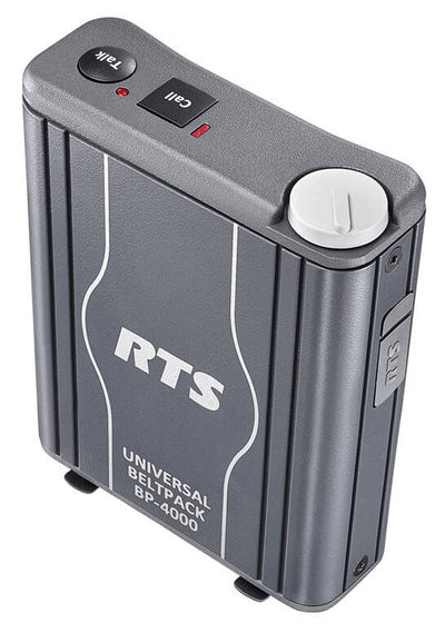 RTS BP-4000-A4F 1-Channel Portable Beltpack Headset with Autosensing (A4F)
