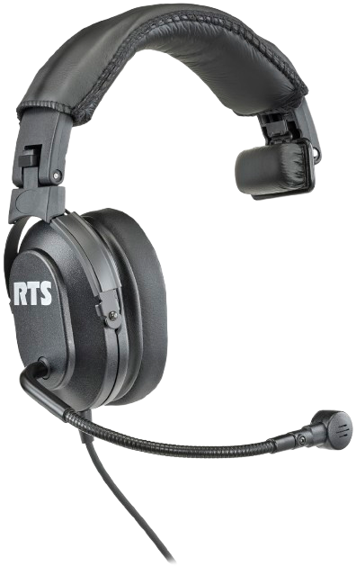 RTS HRF-1-A4F Single-Sided Headset with 21dB Noise Reduction (A4F)