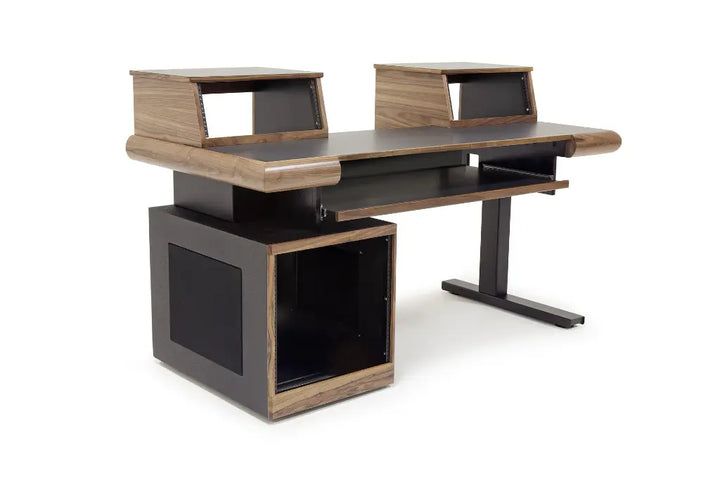 Argosy Radius Composer for 61 Keys, Straight Top, 1) Straight 10sp Base Rack, 1) Steel Leg, Bullnose Edge - Standard Trim