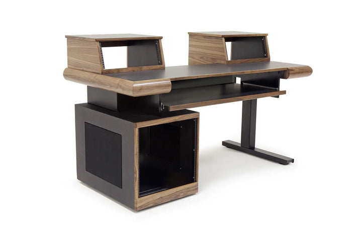 Argosy Radius Composer for 61 Keys, Straight Top, 1) Straight 10sp Base Rack, 1) Steel Leg, Bullnose Edge - Standard Trim