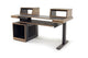 Argosy Radius Composer for 61 Keys, Straight Top, 1) Straight 10sp Base Rack, 1) Steel Leg, Bullnose Edge - Standard Trim